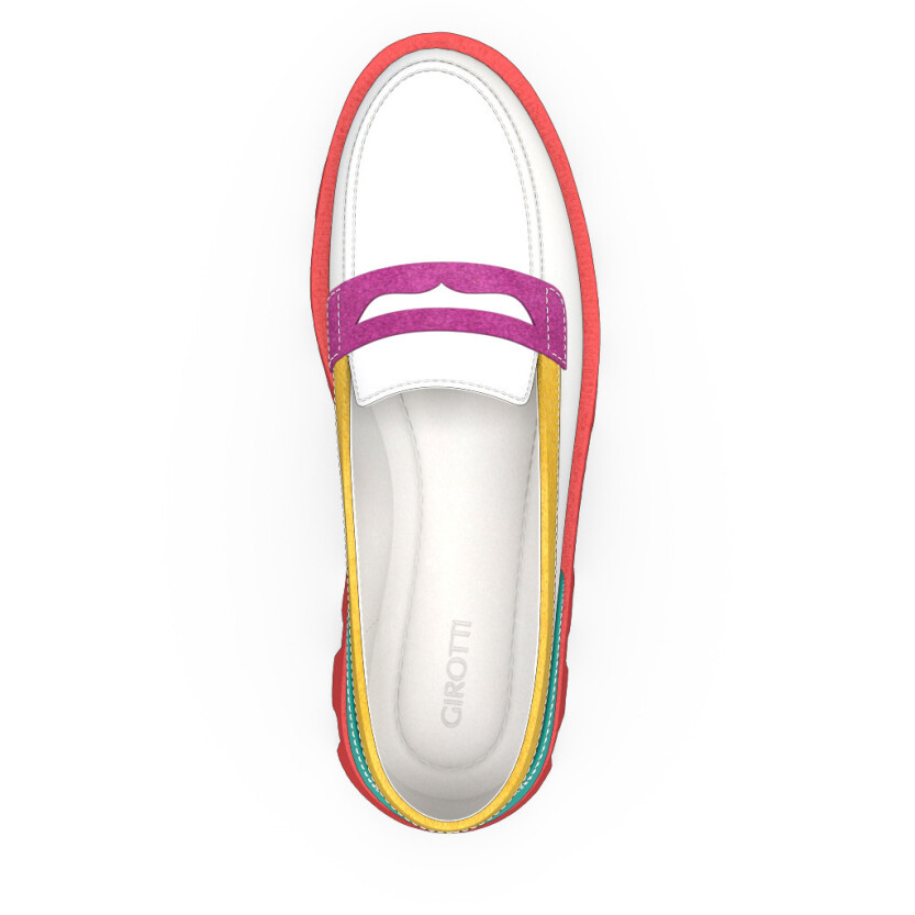 Chaussures à plateforme avec semelle en couleur 25352