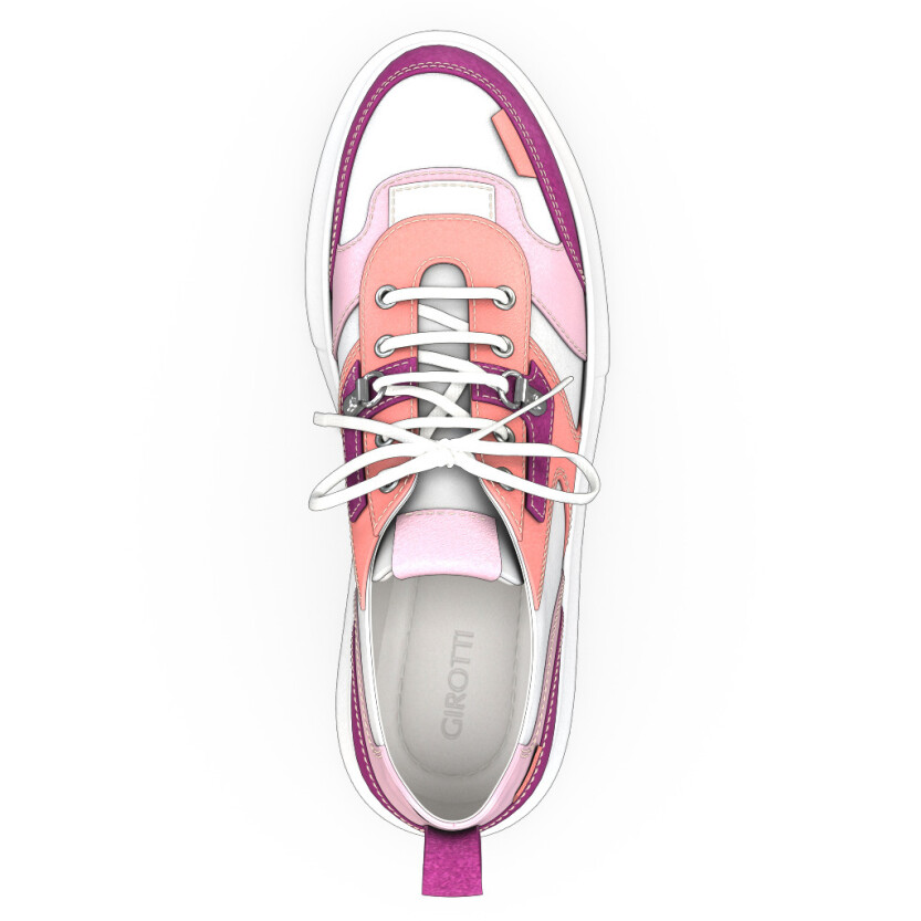 Chaussures à plateforme avec semelle en couleur 28743