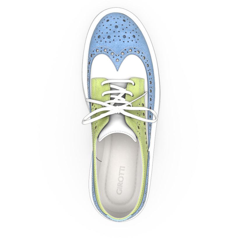 Chaussures à plateforme avec semelle en couleur 32924
