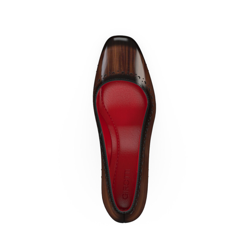 Chaussures à talon bloc de luxe pour femmes 40460