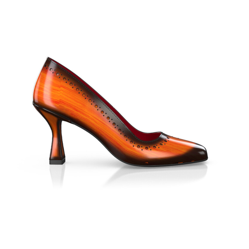 Chaussures à talon bloc de luxe pour femmes 40469