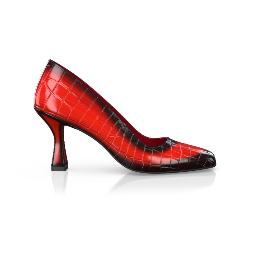 Chaussures à talon bloc de luxe pour femmes 44895