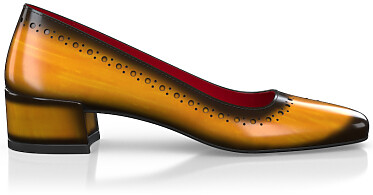 Chaussures à talon bloc de luxe pour femmes 36554