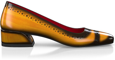 Chaussures à talon bloc de luxe pour femmes 42447