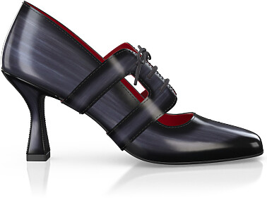 Chaussures à talon bloc de luxe pour femmes 42489