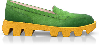 Chaussures à plateforme avec semelle en couleur 43284
