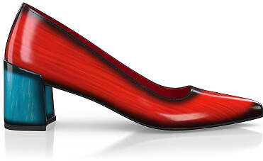 Chaussures à talon bloc de luxe pour femmes 43350
