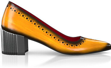 Chaussures à talon bloc de luxe pour femmes 43383