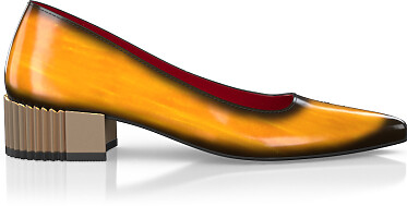Chaussures à talon bloc de luxe pour femmes 43428