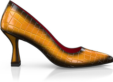 Chaussures à talon bloc de luxe pour femmes 44359
