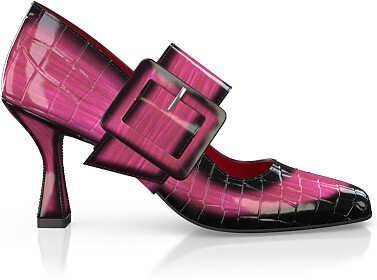 Chaussures à talon bloc de luxe pour femmes 44901