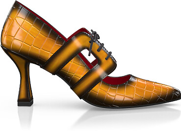 Chaussures à talon bloc de luxe pour femmes 44922