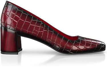 Chaussures à talon bloc de luxe pour femmes 44970