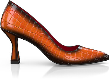 Chaussures à talon bloc de luxe pour femmes 46178