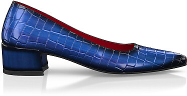 Chaussures à talon bloc de luxe pour femmes 46206