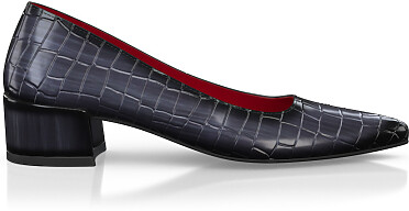Chaussures à talon bloc de luxe pour femmes 46209